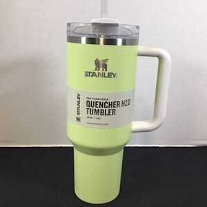Stanley Flowstate Tumbler 40oz CITRON Green LIMITED EDITION Color Quencher H2.0